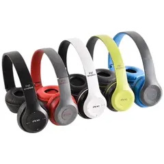 Headband Folding Stereo Bluetooth Headphone Wireless Head - P47 - Rokomari